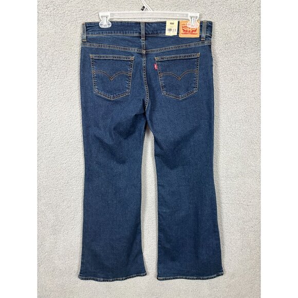 Levi's Superlow Flare Jeans 32 X 32 Blue Denim Waterless Design New With Tag's - Picture 3 of 8